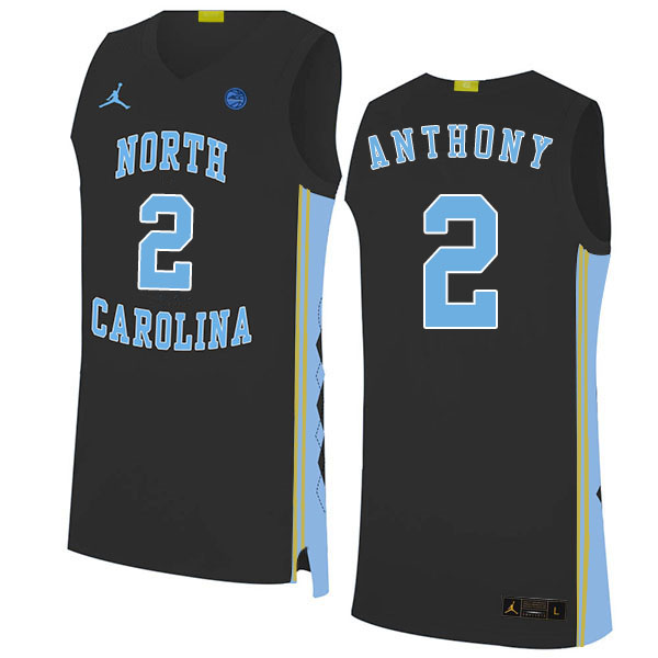 2020 Men #2 Cole Anthony North Carolina Tar Heels College Basketball Jerseys Sale-Black - Click Image to Close